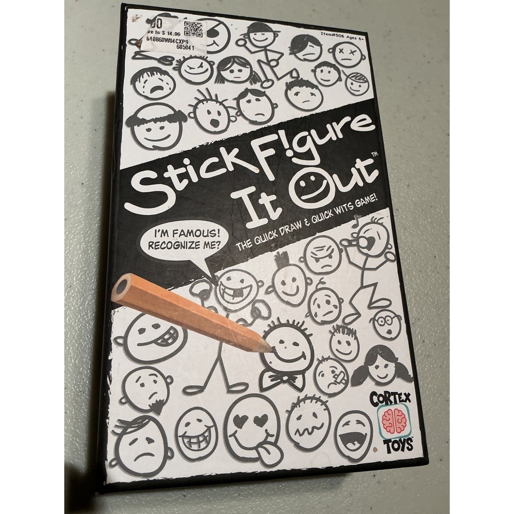 Stick Figure It Out Game Cortex Toys Quick Draw Guessing Game 508 2018